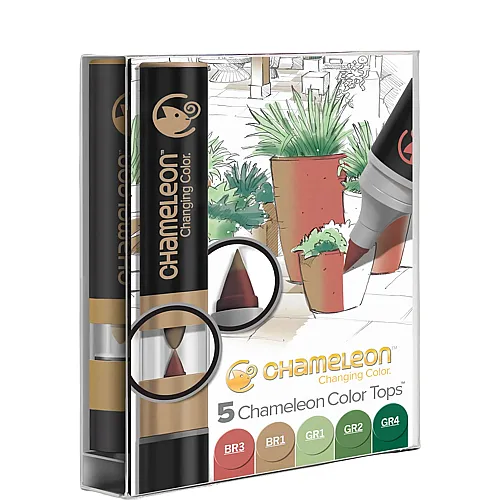 Chameleon 5-pen Tops Nature Tones Set