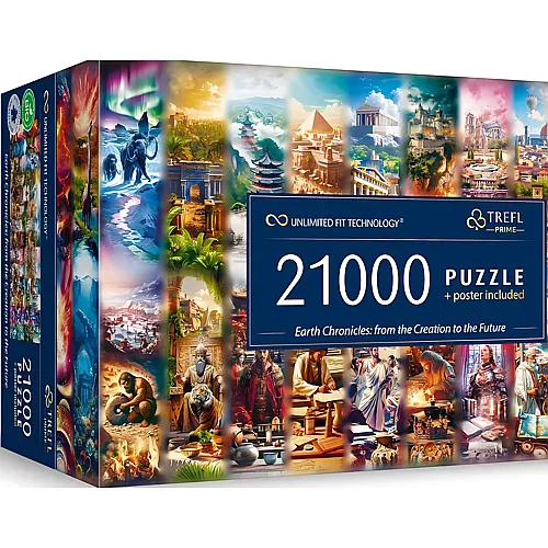 Trefl Puzzle Earth Chronicles: Von der Sch�pfung bis in die Zukunft - 21000 Teile
