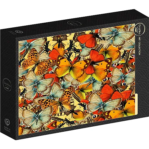 Grafika Puzzle Art Collection Schmetterlingsschwarm (1000Teile)