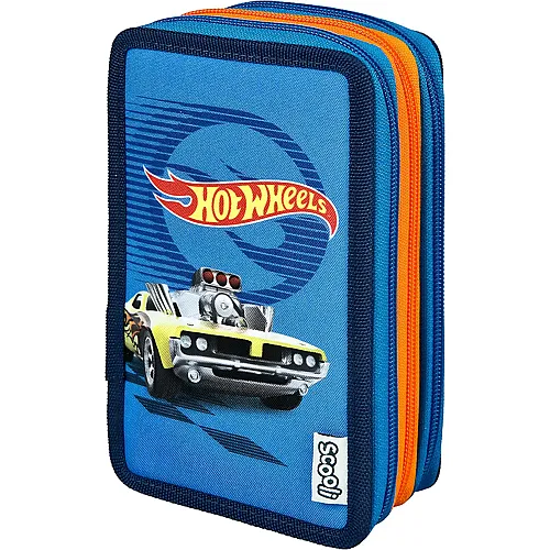 Scooli Sch�leretui Tripledecker Hot Wheels