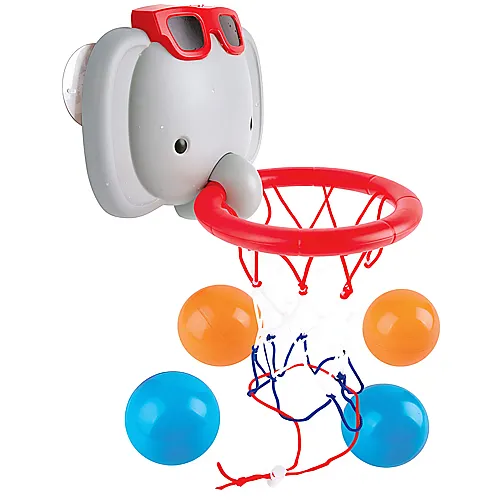 Hape Kleinkind Badespass mit dem Elefanten-Basketballkorb