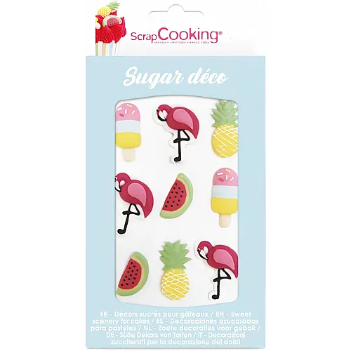 ScrapCooking Zuckerfiguren Sommer - 9 Teile