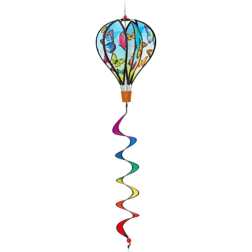 HQ Invento Windspiel Twist Butterflies Mini Hot Air Balloon