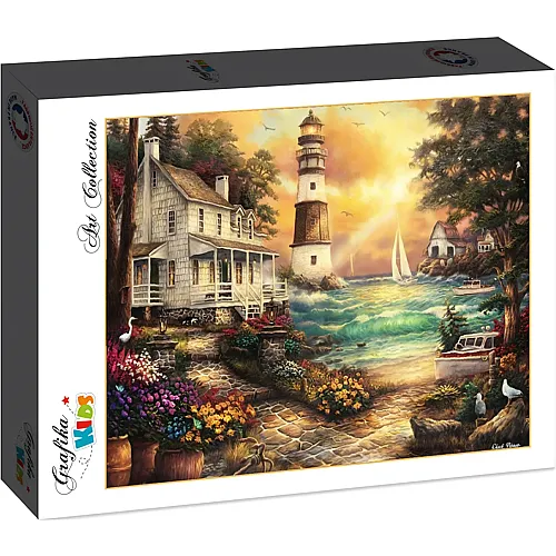Grafika Puzzle Chuck Pinson - Cottage by the Sea (12Teile)