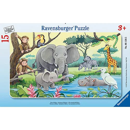Ravensburger Puzzle Tiere Afrikas (15Teile)