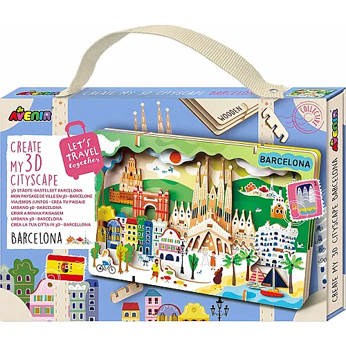 Avenir 3D St�dte-Bastelset Barcelona