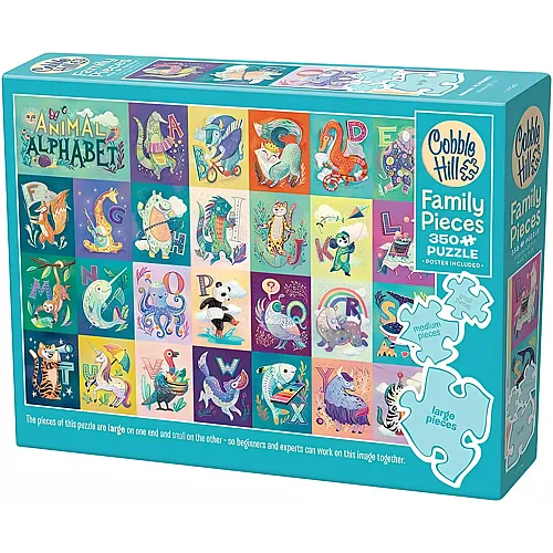 Cobble Hill Puzzle Tierisches Alphabet - 350 Teile