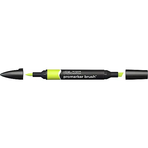 Winsor & Newton Promarker Brush mit 2 Spitzen Limettengr�n