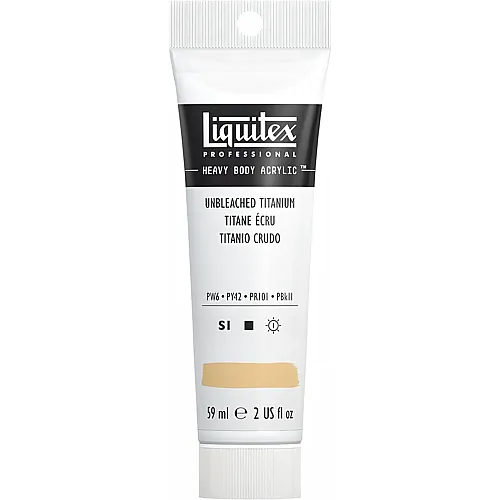 Liquitex Lqx Prof. Heavy Body Acrylfarbe 59ml Tube Ungebleichtes Tita