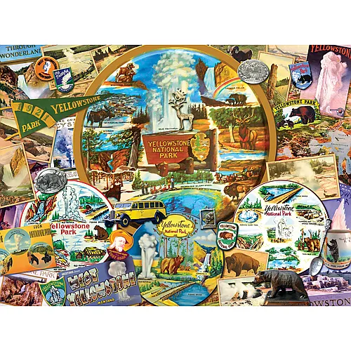 SunsOut Puzzle Ward Thacker Studio Yellowstone - 1000 Teile