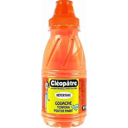 Cleopatre Nefertari � Gouache-tempera 250ml Neon-orange