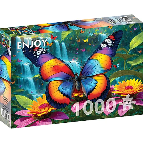 Enjoy Puzzle Schmetterling im Wald - 1000 Teile