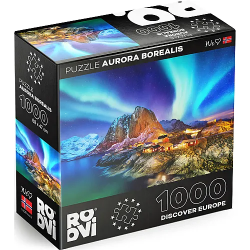 Aurora Borealis Nordlicht, Norwegen 1000Teile