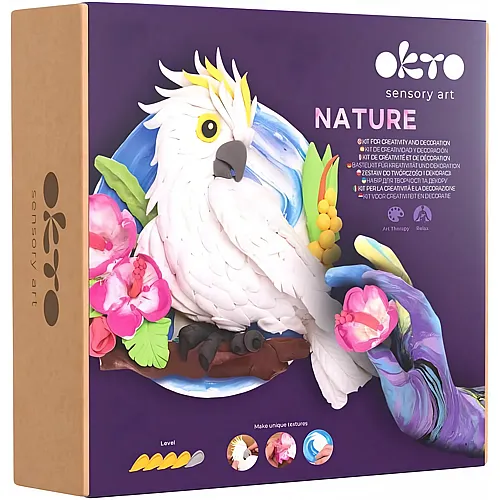 Okto 3D Gem�lde und Modellierset Kakadu