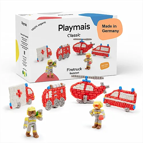 PlayMais Classic Feuerwehr - 800 Teile