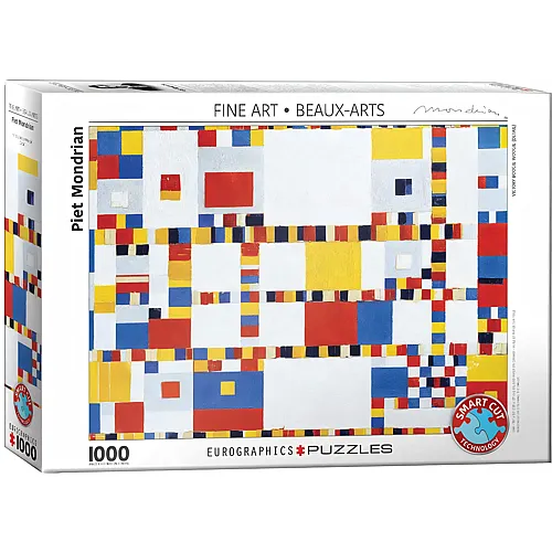 Eurographics Puzzle Victory Boogie Woogie von Mondrian - 1000 Teile