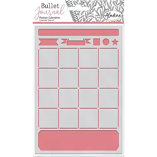 Schablone Kalender