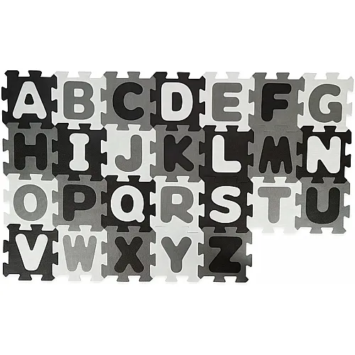 Bieco Puzzlematte XXL, 52 TLG. | Krabbelmatte mit Buchstaben zum Lernen | Spielteppich f�r Baby und Kinder