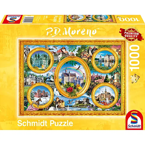Schmidt Puzzle P.D. Moreno Schlsser (1000Teile)