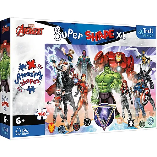Trefl Puzzle Super Shape Avengers - 160 Teile