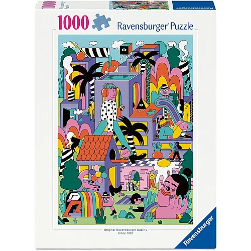 Ravensburger Puzzle Farbenfrohes Tagtraum - 1000 Teile