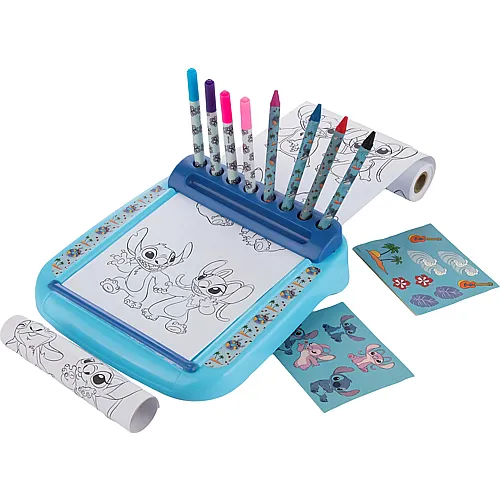 Sambro Lilo & Stitch Stitch Zeichenbrett mit Rollenfarben