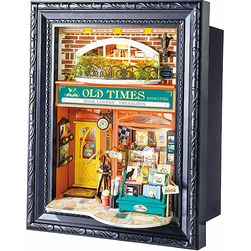 Robotime Rolife Old Times Bookstore