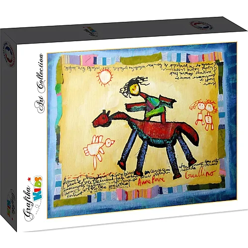 Grafika Puzzle Art Collection Anne Poir� & Patrick Guallino Grafika Kids Pr�cieuse Chevauch�e - 12 Teile