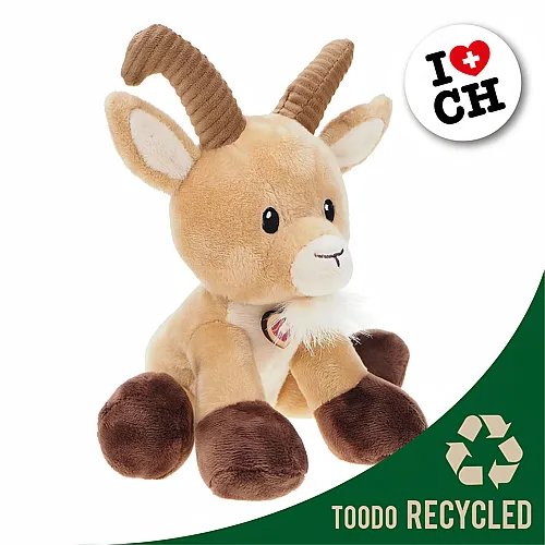 Idis Swiss Line Steinbock m. Herz 18cm recycelt