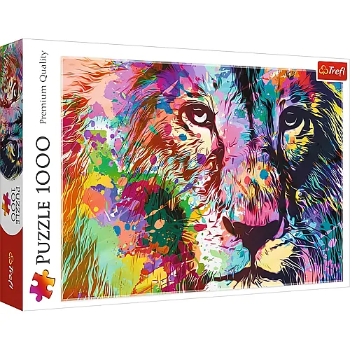 Colorful Lion - 1000 Teile