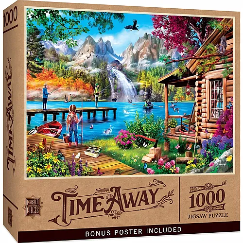 Master Pieces Puzzle Time Away Fishing with Pappy (1000Teile)