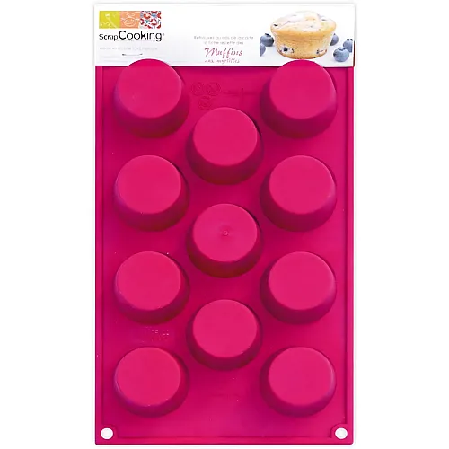 ScrapCooking 11er Silikonbackform Mini Muffins