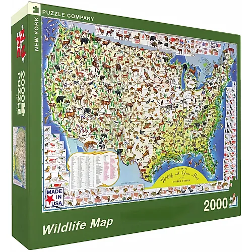 Wildlife Map 2000Teile