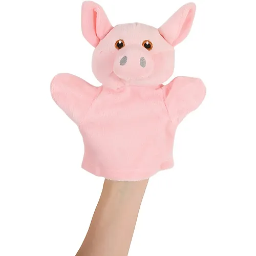 Handpuppe Schwein 21cm
