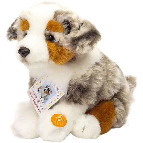 Teddy-Hermann Australian Shepherd Welpe sitzend - 22 cm