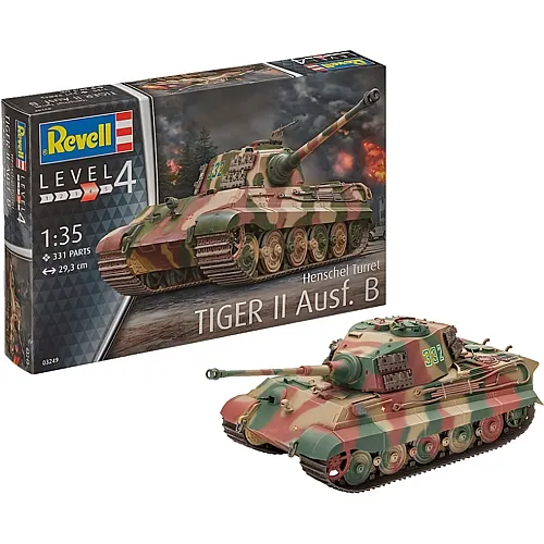 Revell Level 4 Tiger II Ausf.B(Henschel Turret)