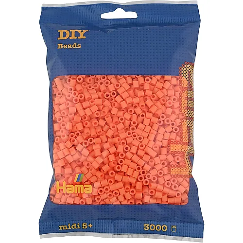 Hama Midi B�gelperlen 201-79 Apricot - 3000 Teile