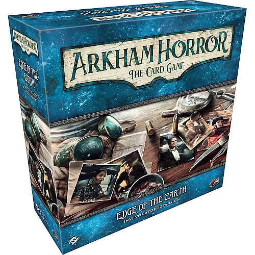 Fantasy Flight Games Arkham Horror The Card Game: Edge of The Earth Investigators Expansion, Card Game, Ages 14+, 1-2 Players, 60-120