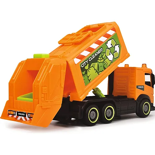Dickie City Truck Mllwagen Orange