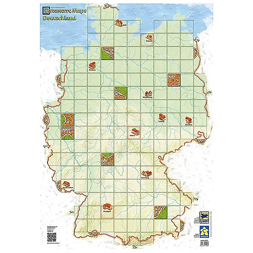 Hans im Glck Carcassonne Karte Deutschland
