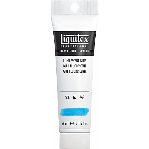 Liquitex Lqx Prof. Heavy Body Acrylfarbe 59ml Tube Fluo Blau
