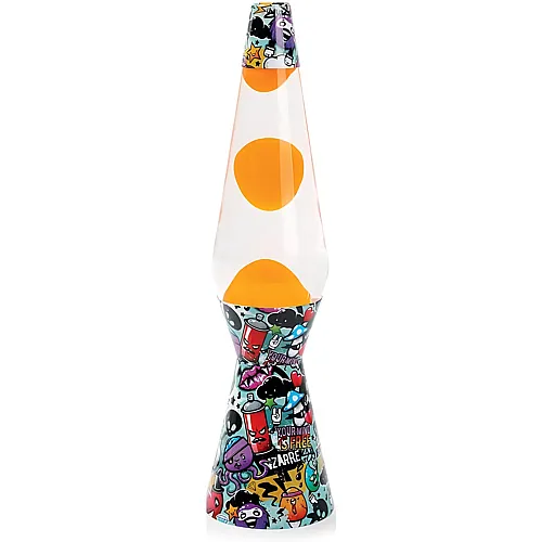 i-total Fl�ssige Lavalampe Graffiti - 40 cm