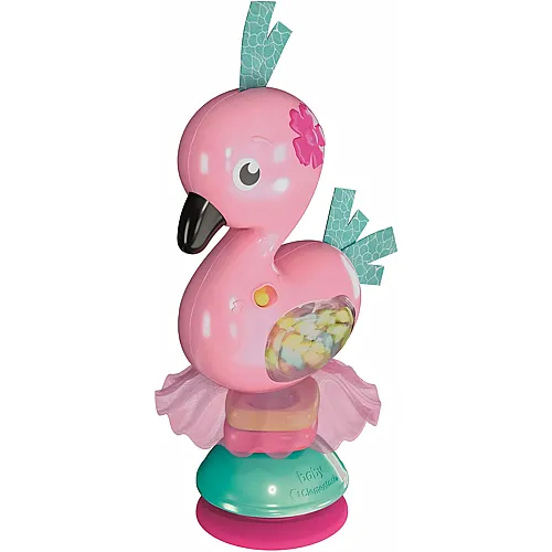 Clementoni Baby Shake and Play Flamingo mit Sound und Saugnapf