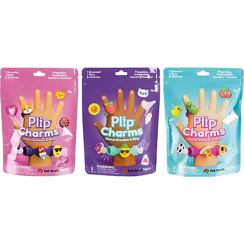 FAT Brain Plip Charms Pop Armb�nder (18) 3-fach ass., Armband, Ring,