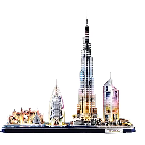 3D Puzzle City Line Dubai LED 182 teilig