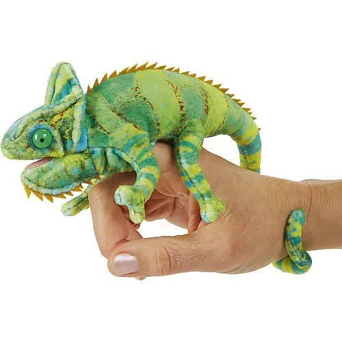 Folkmanis Fingerpuppe Cham�leon - 16 cm