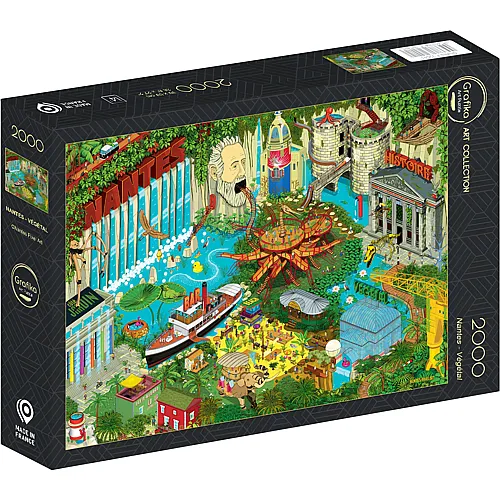 Grafika Puzzle Art Collection Nantes - V�g�tal - 2000 Teile