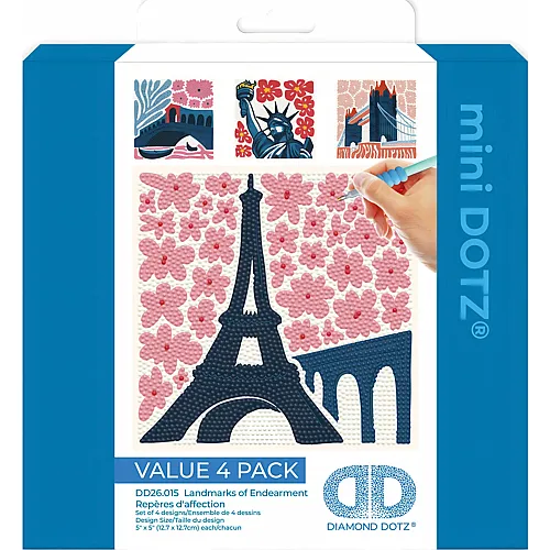 Diamond Dotz Diamond Painting Mini Sehensw�rdigkeiten rosa