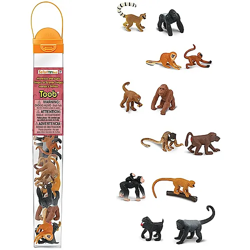 Safari Ltd. Toob Affen & Menschenaffen (12Teile)