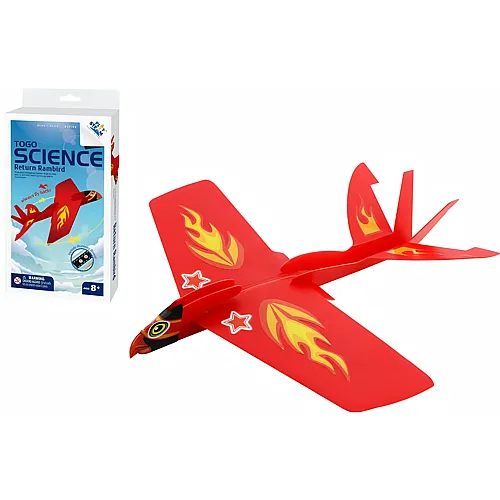 Sombo Rambird Boomerang Flieger rot